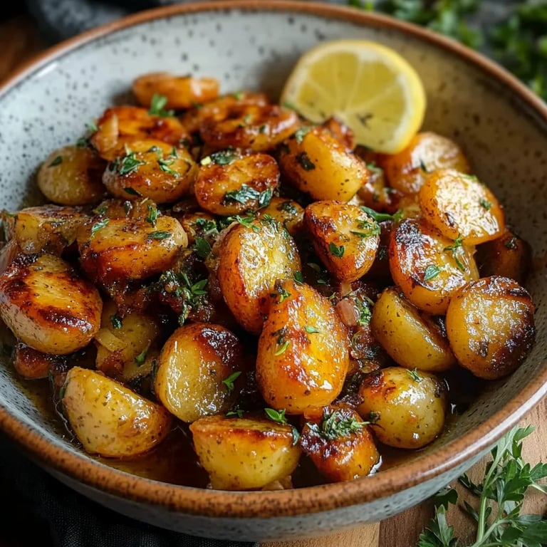 Griechische Zitronenkartoffeln