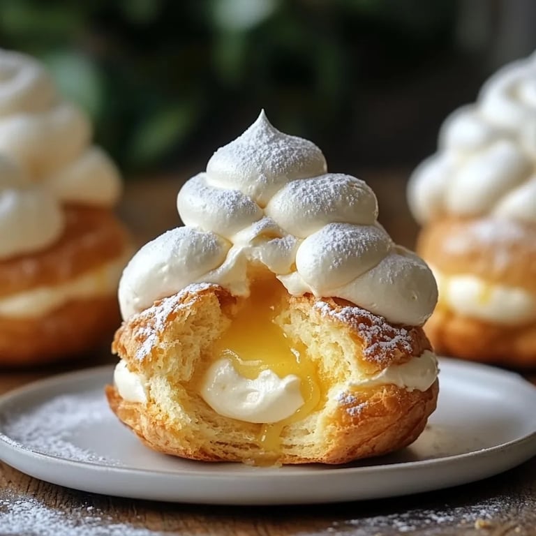 Springtime Lemon Cream Puffs Recipe