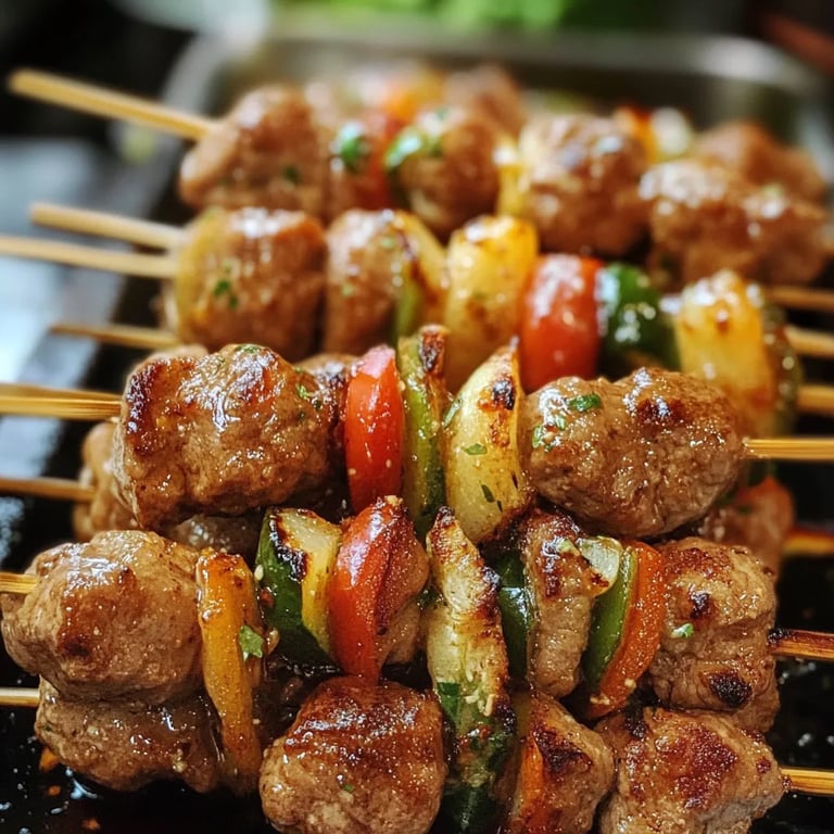 Turkey Kebab Skewers