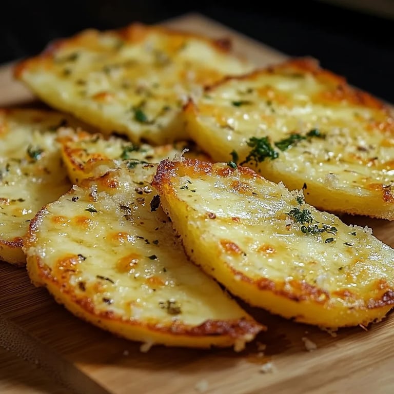 Knusprige Knoblauch-Parmesan-Kartoffelspalten