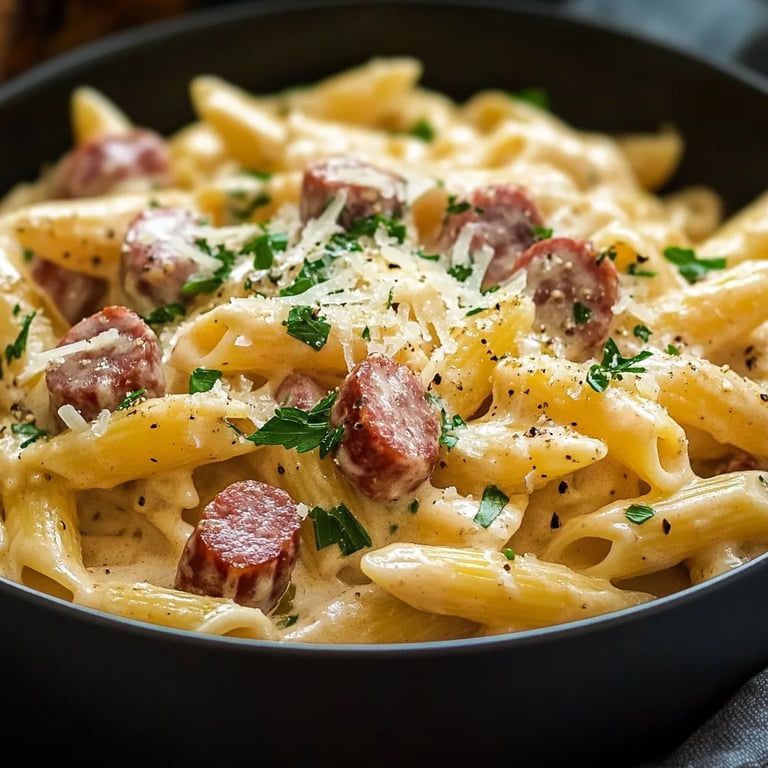 Creamy Smoked Sausage Pasta