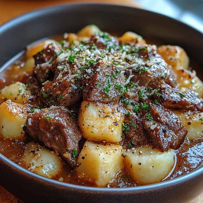 Ragú de Costilla Corta con Puré de Papas al Parmesano: Una Increíble Receta Última