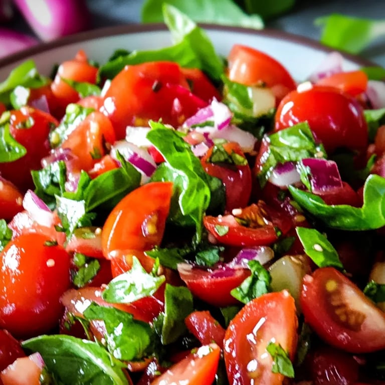 Tomaten-Granatapfel-Salat