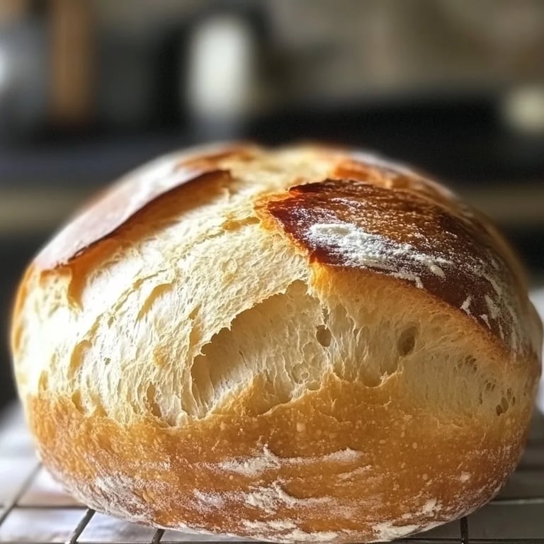 No Knead Gluten Free Bread