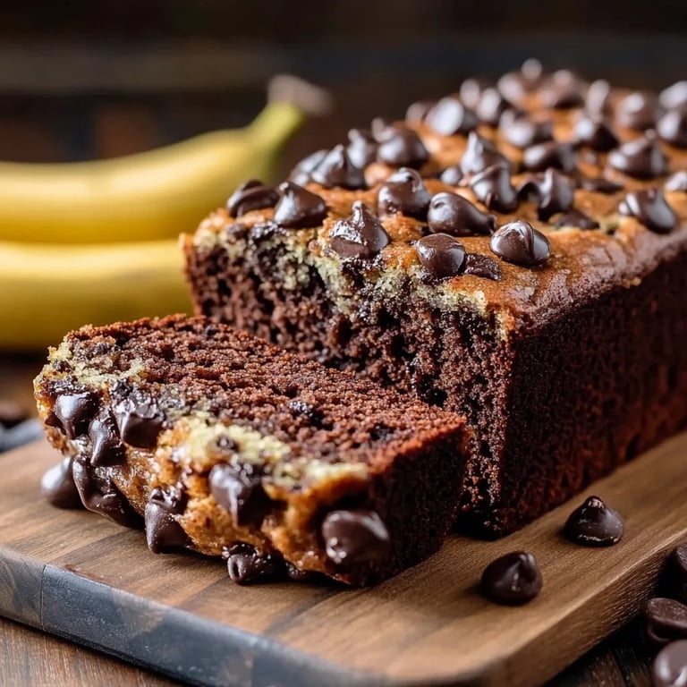 Super Moist Chocolate Chip Banana Bread