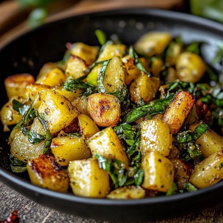 Kartoffeln und Grüne Bohnen