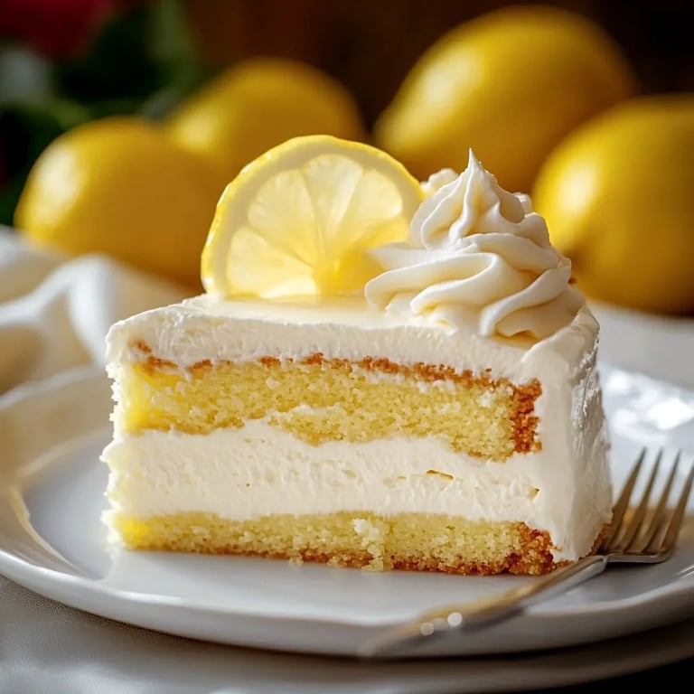 Cheesecake Factory Italian Lemon Cream Cake