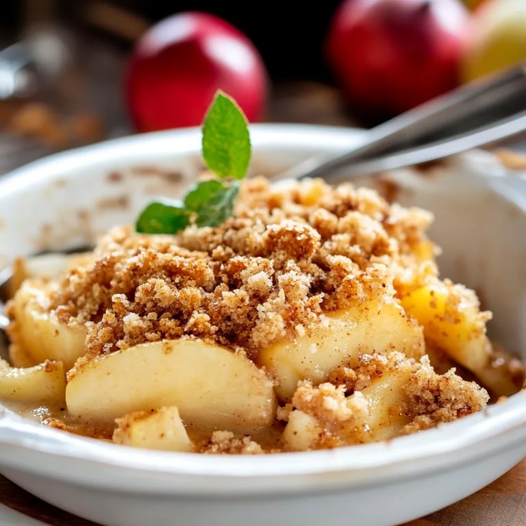 Apfel-Crumble