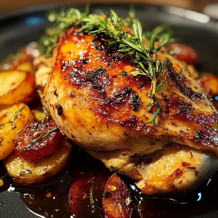 Hähnchenbrust weihnachtlich