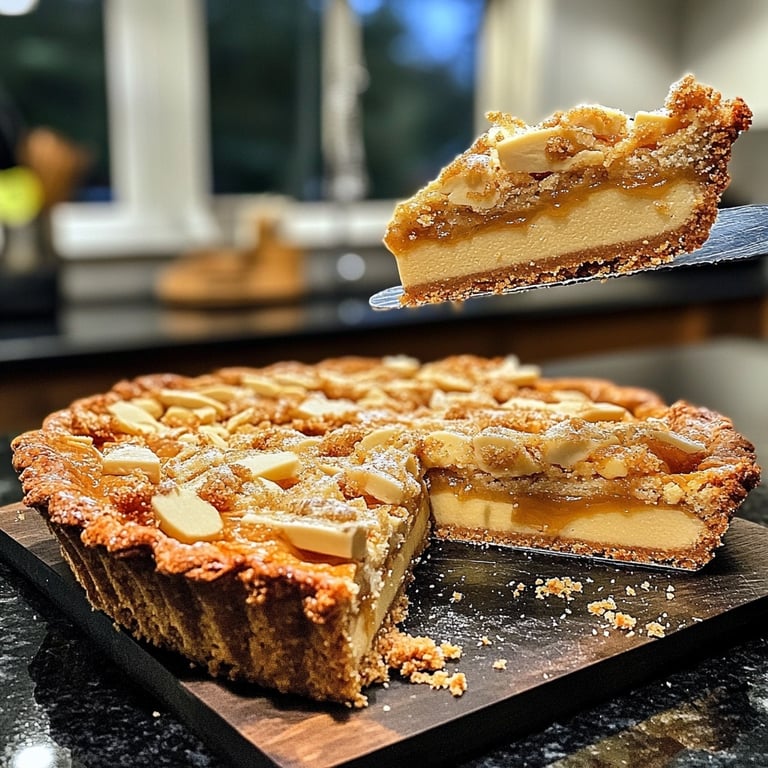 Saisonal-Festlicher Bratapfelkuchen mit Marzipan