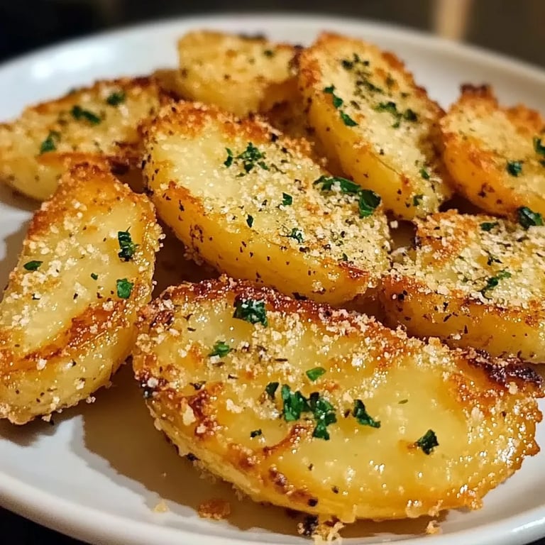 Gebackene Knoblauch-Parmesan-Kartoffelecken: Ett fantastiskt ultimatum för smakfulla stunder