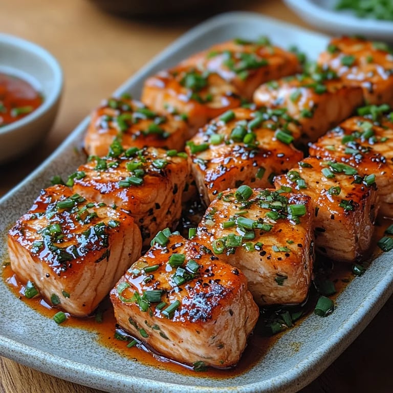 Bouchées de Saumon Miel et Sriracha : Une Recette Incroyable Ultime à Tester