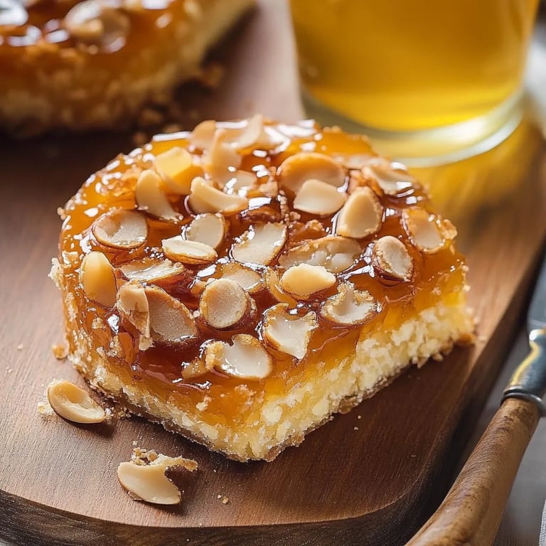 Knuspriger Bienenstich ohne Füllung