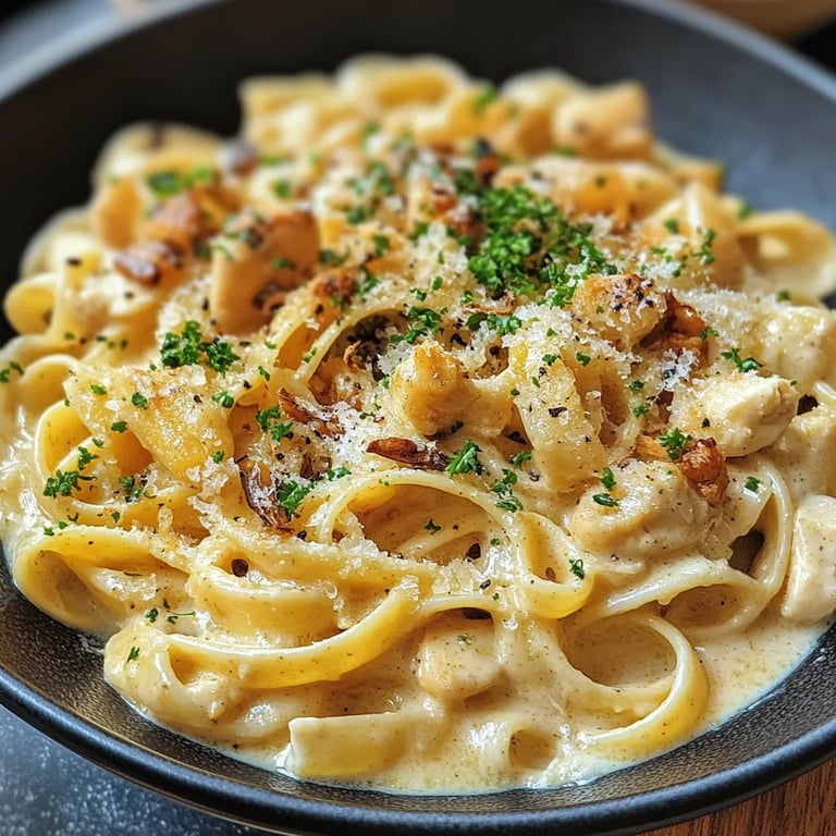 Datenight Pasta mit Brokkoli, Speck und Pilzen