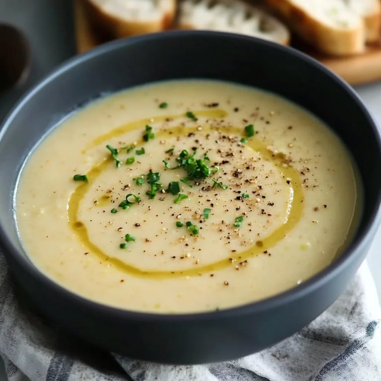 Creamy Potato Leek Soup