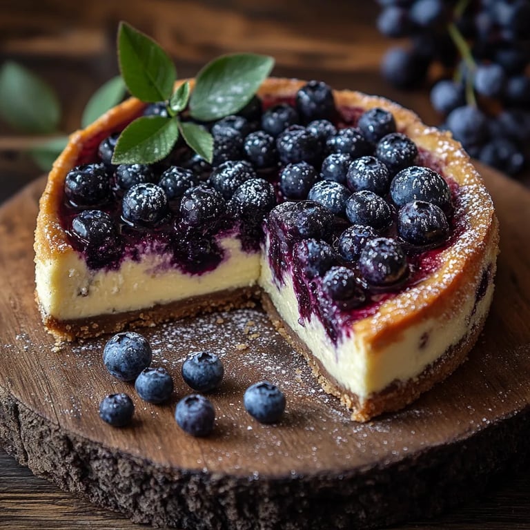 Cheesecake Basco Simples de Mirtilo: Uma Receita Incrível e Definitiva