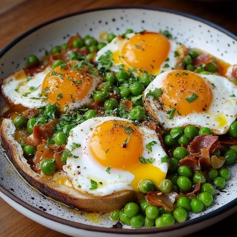 Ervilhas com Ovos Escalfados: Uma Receita Incrível e Definitiva