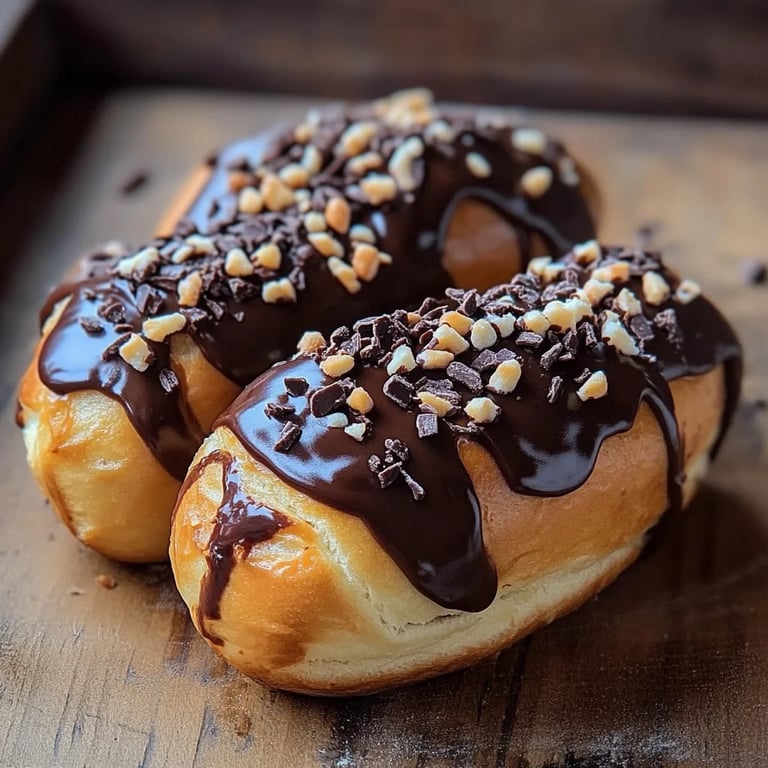 Fluffige Schokobrötchen