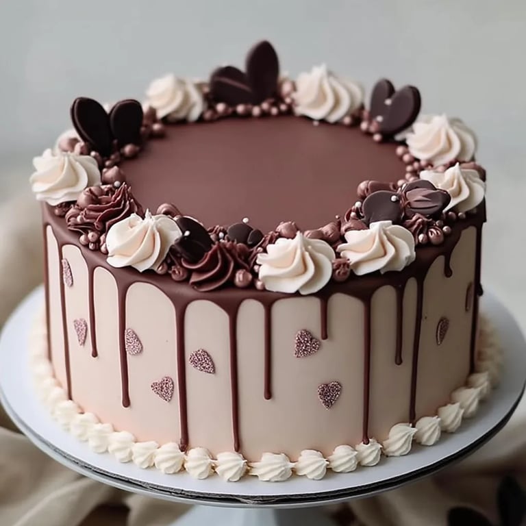 Vintage Cake com Lacinhos e Corações: Uma Receita Incrível e Encantadora