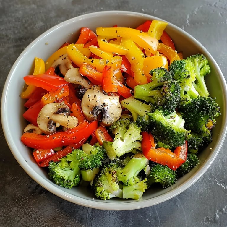 Verduras Salteadas Saludables