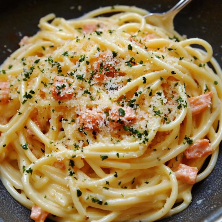Smoked Salmon Carbonara