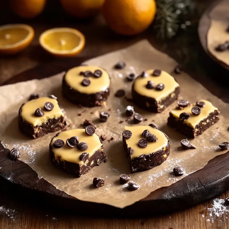 Weihnachtlich leckere Schoko-Orangen-Plätzchen