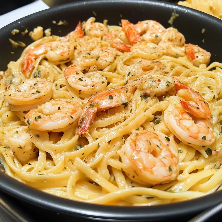Fantastisk pasta med scampi: Det ultimata receptet för 4 personer