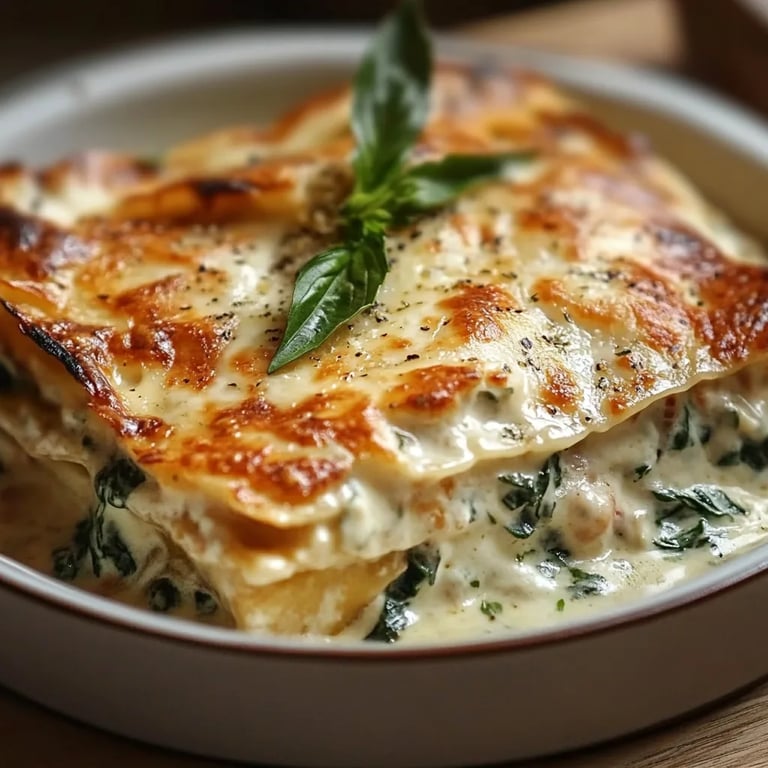 Lachs-Spinat-Lasagne