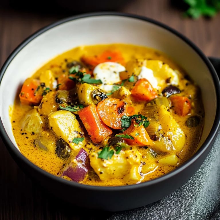 Kürbis Süßkartoffel Curry