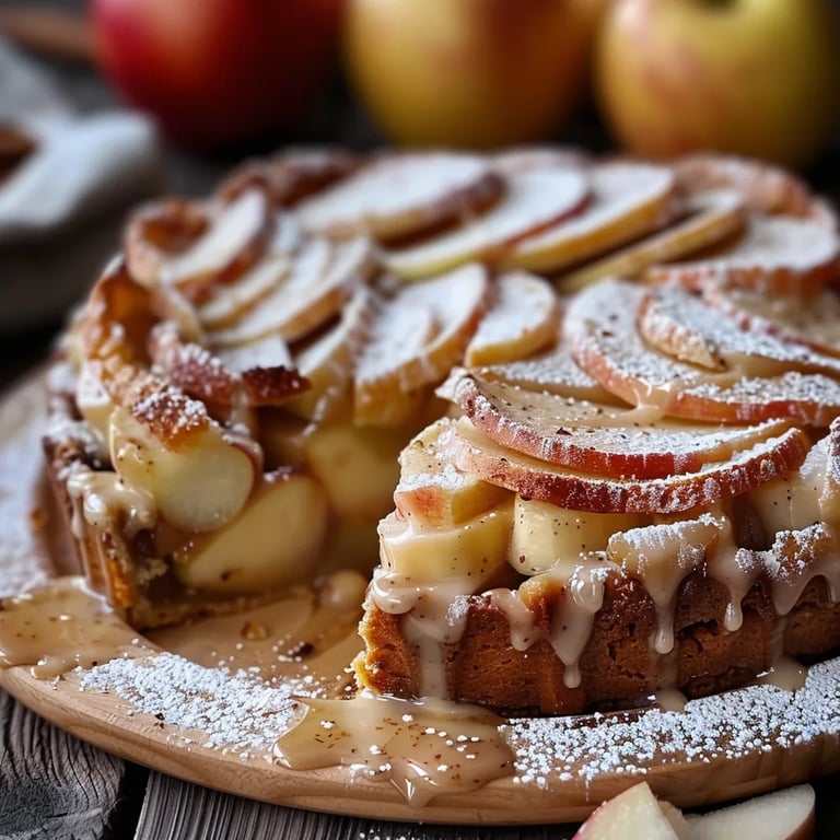 Apfel Zimtschnecken Kuchen