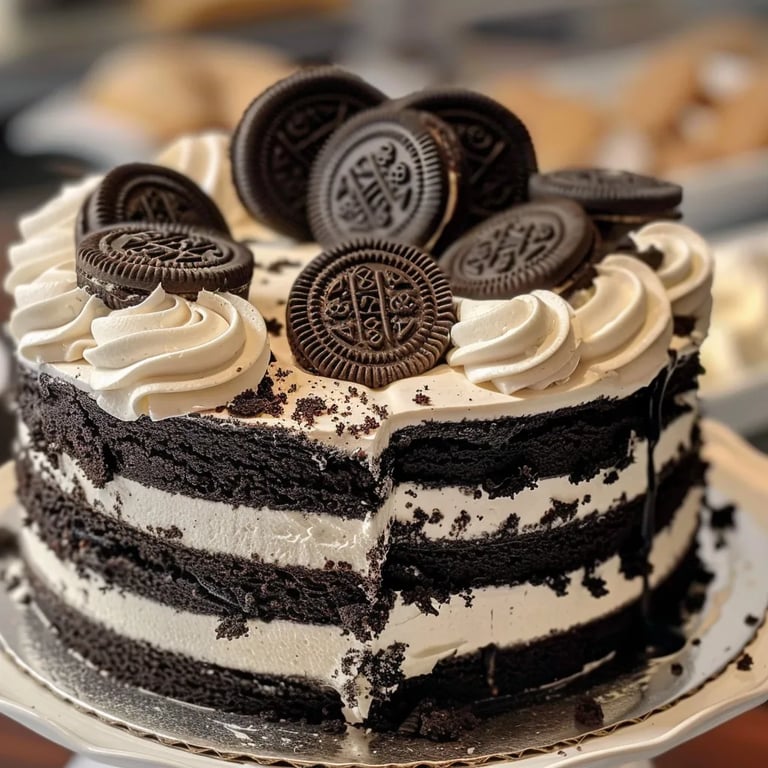Oreo Cookies & Cream Cake