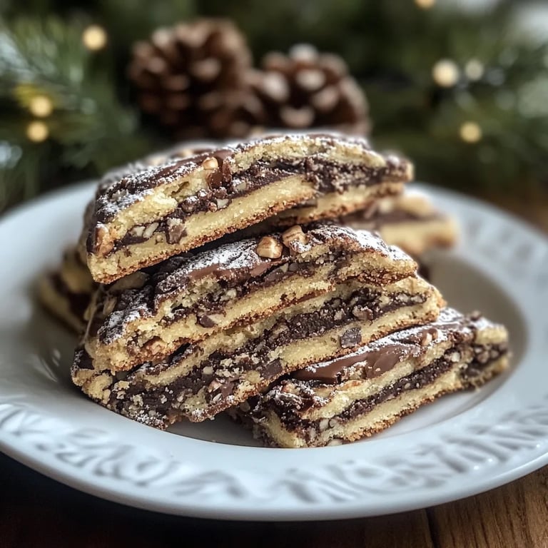 Baumstamm-Plätzchen