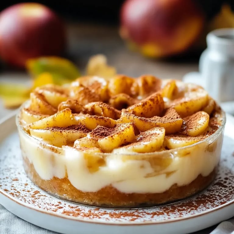 Bratapfel mit Vanillesoße