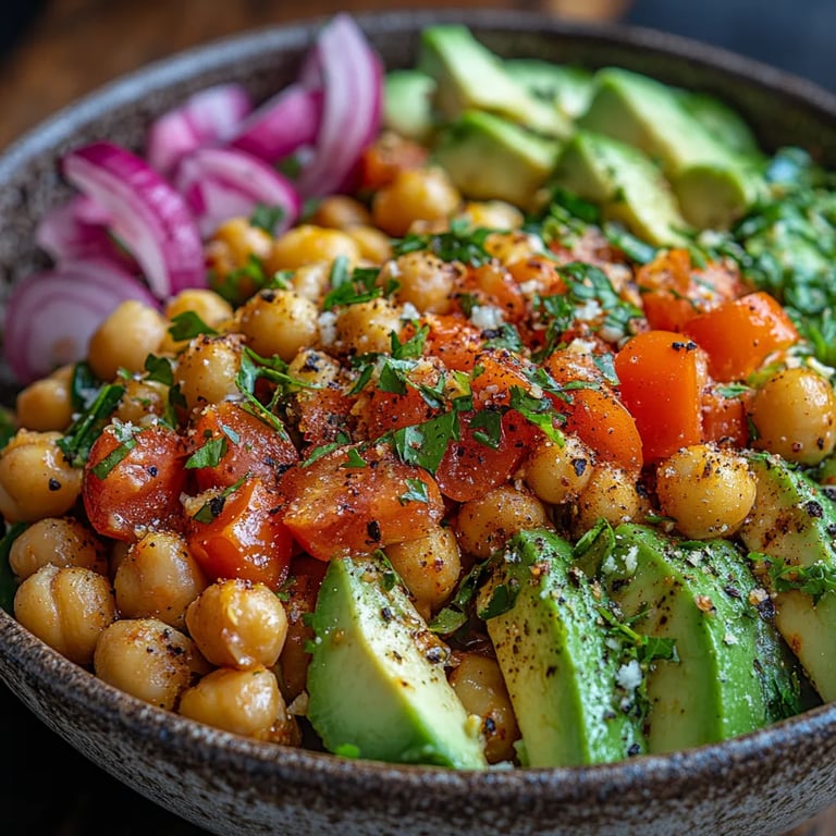 Ensalada de Garbanzos con Feta y Aguacate: Una Increíble Receta Última