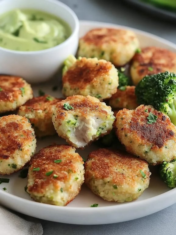 Nutritious Chicken and Broccoli Nuggets for Baby