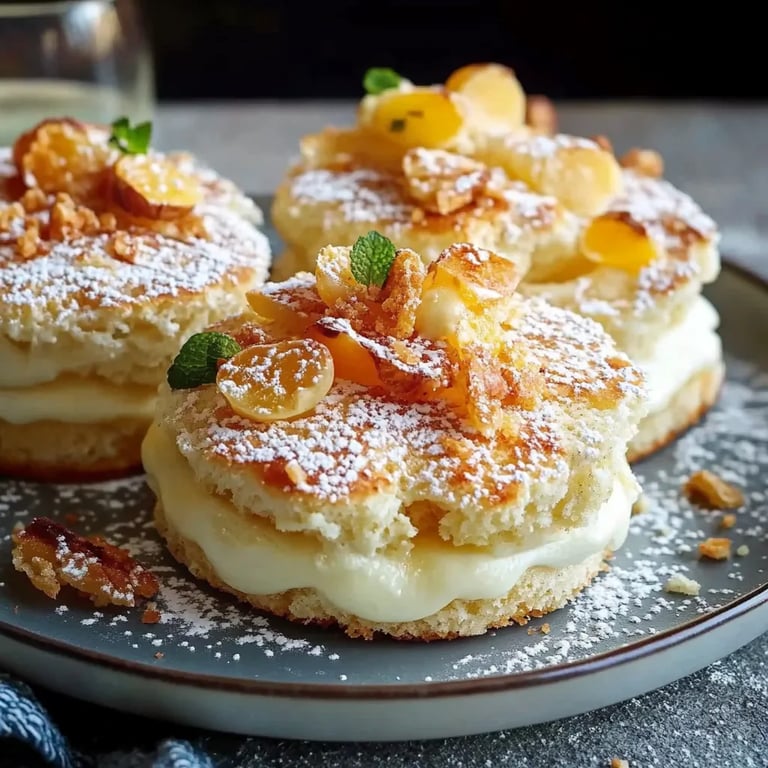 Power Quark-Taler mit Haferflocken