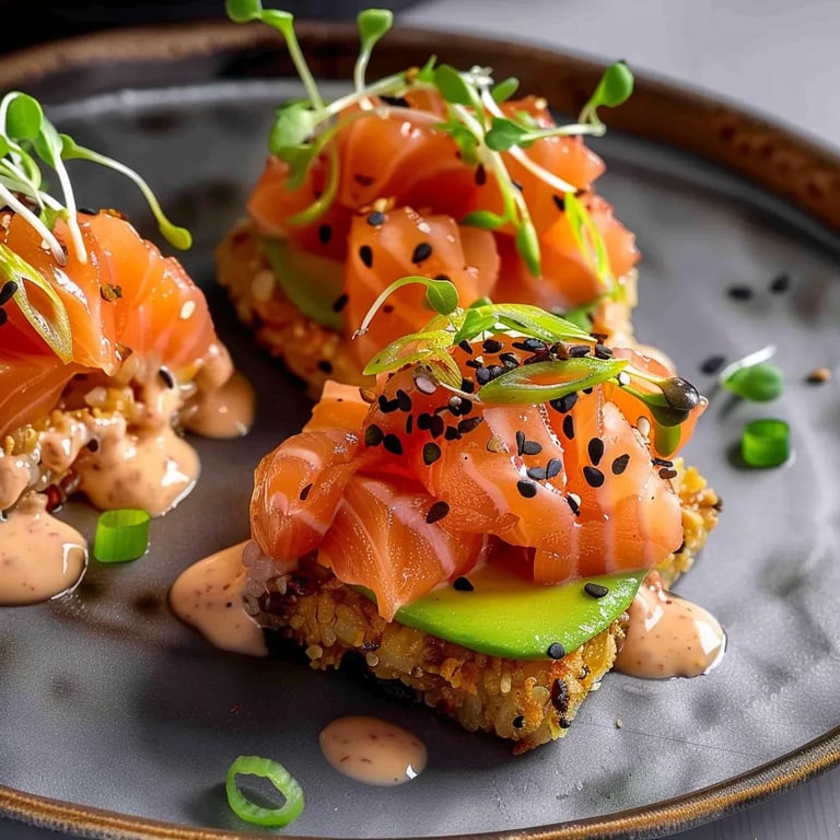 Salmon Crispy Rice