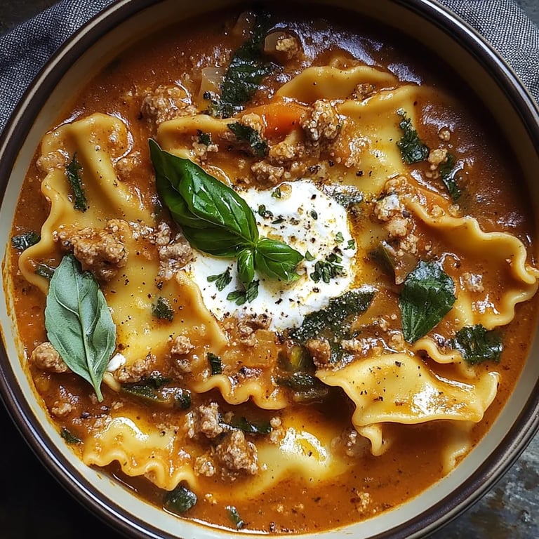 Best Ever One-Pot Lasagna Soup Recipe!