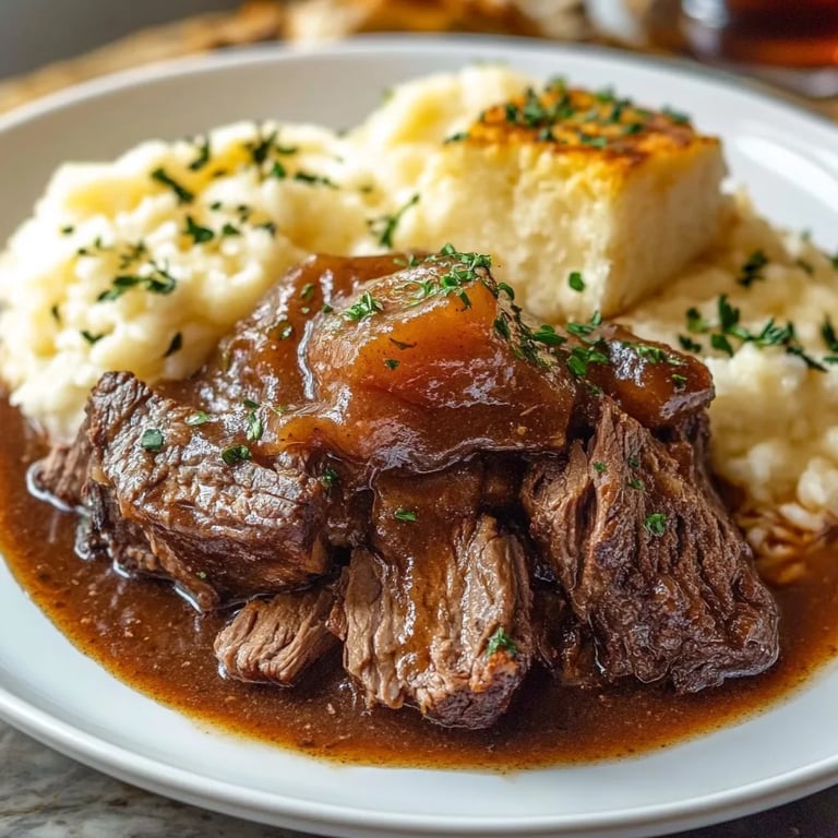 Slow Cooker Beef Manhattan