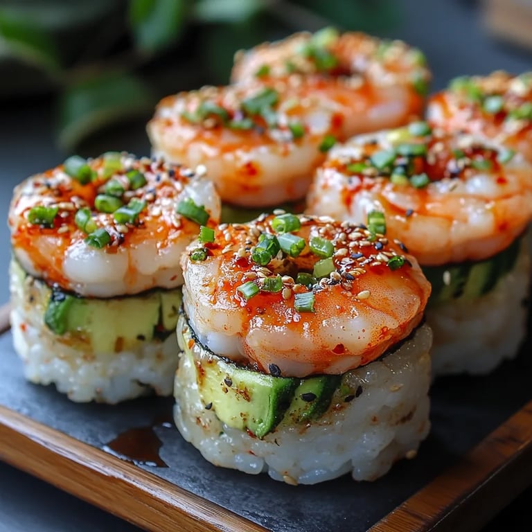 Würzige Sushi-Türmchen mit Garnelen: Ein Unglaubliches Ultimatives Rezept