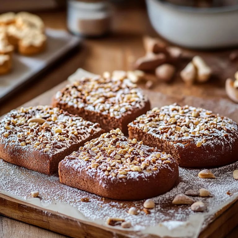 Weicher Lebkuchen vom Blech