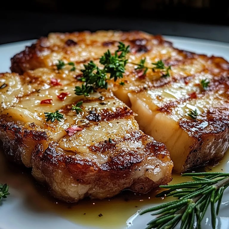 Einfache Käse Blumenkohl Steaks