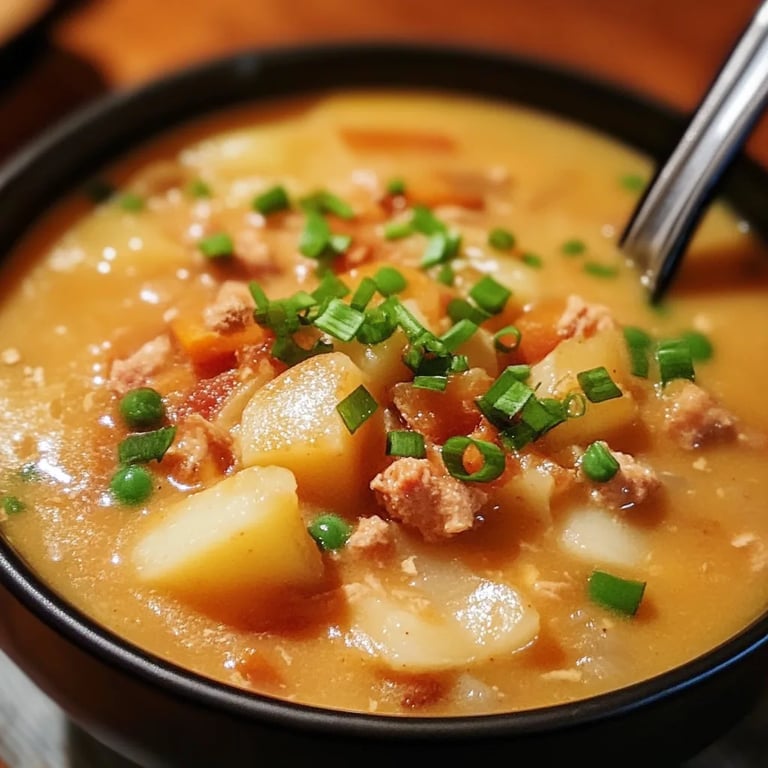 Spicy Crockpot Potato Soup
