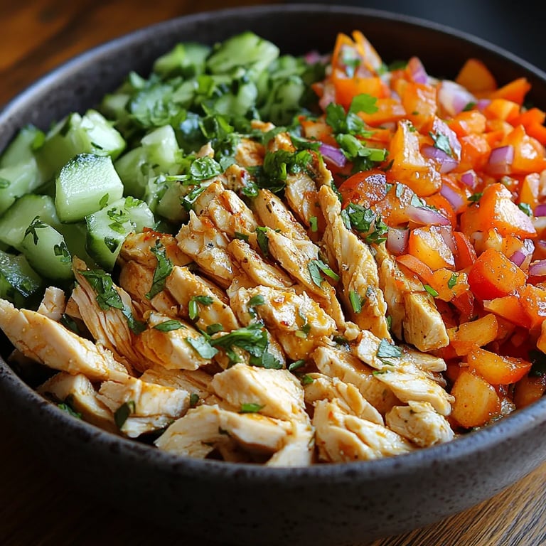 Gehackter thailändisch inspirierter Hähnchensalat: Ein Unglaublich Ultimatives Rezept für 4 Personen