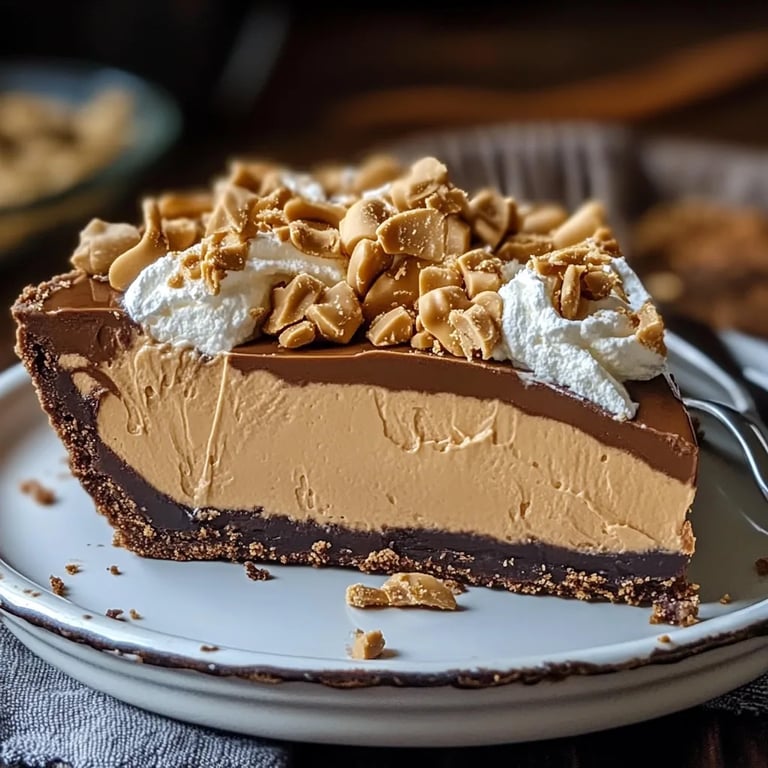 No Bake Peanut Butter Pie