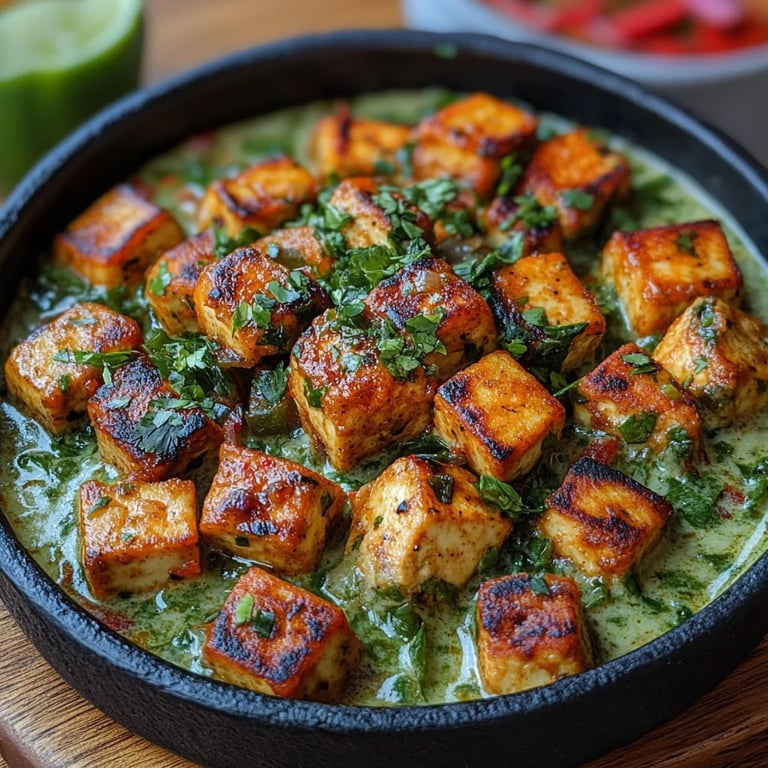 Chipotle-Tofu in cremiger Poblano-Sauce: Ein Unglaubliches Ultimatives Rezept