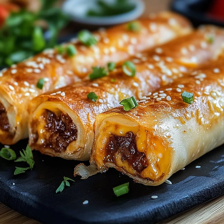 Unwiderstehliche Knoblauch-Butter Cheeseburger Rollups