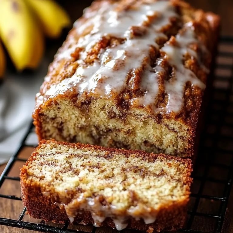 Homemade Cinnamon Swirl Banana Bread