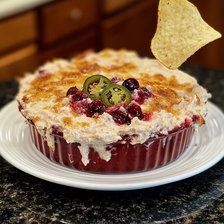 Quick Cranberry Jalapeno Dip
