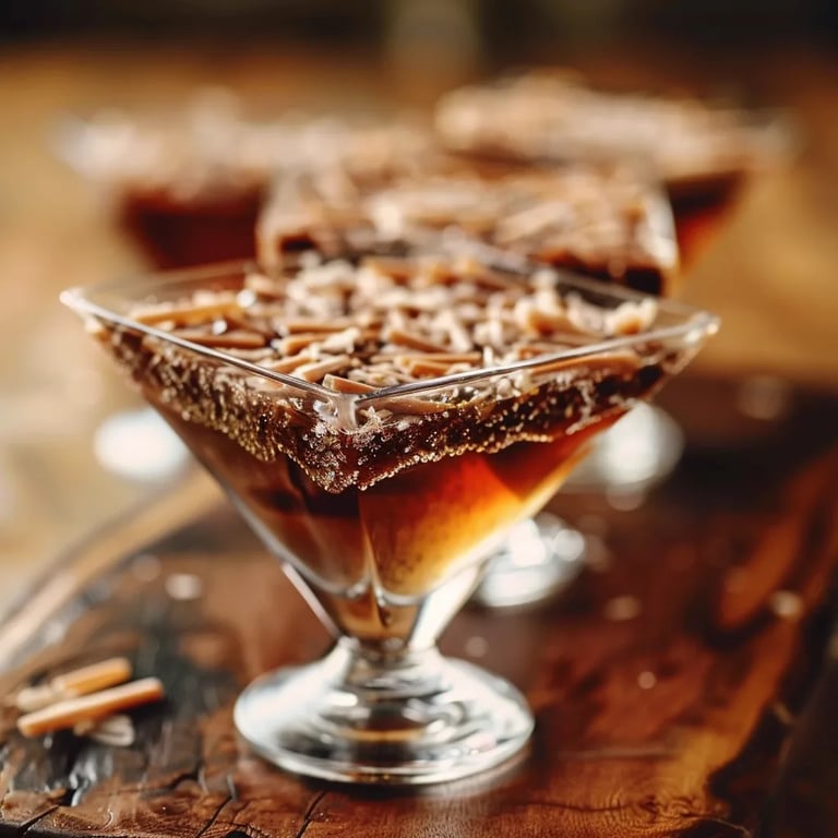 Walnuss Rum Schnitten